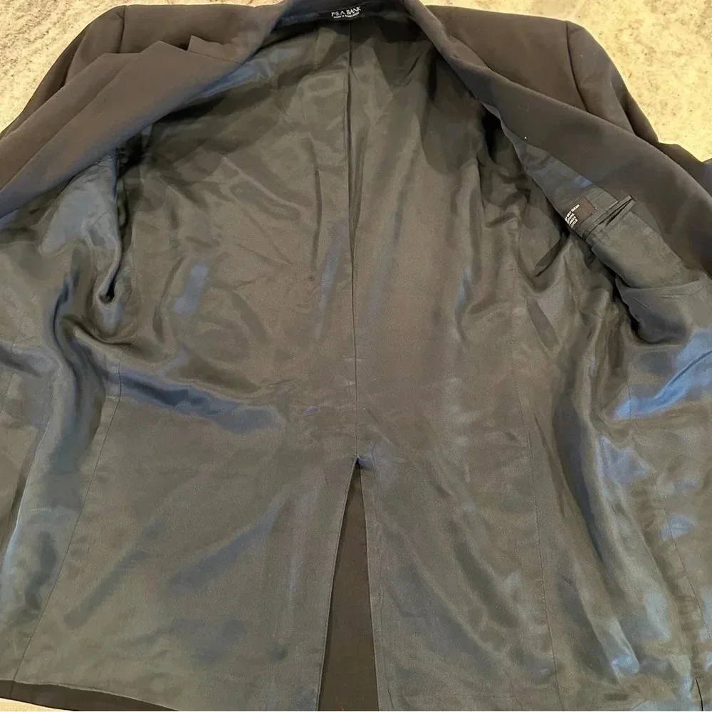 Men’s Jos. A. Bank Black Two Button Black Suit Coat